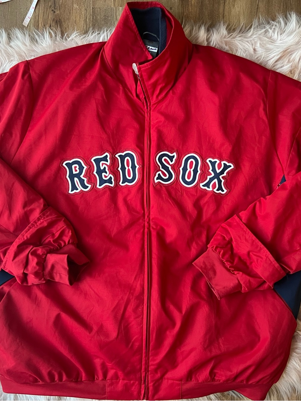 Majestic Red Boston Red Sox Bomber Jacket XL
